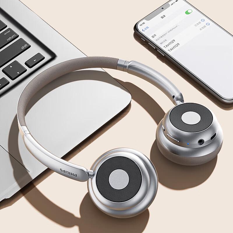 Philips Retro Over-Ear Wireless Bluetooth Headphones