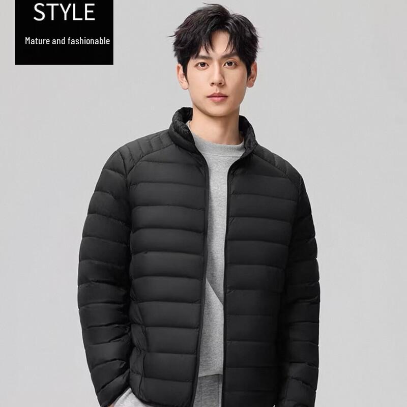 Unisex Stand-Up Collar Quilted Jacket One Size