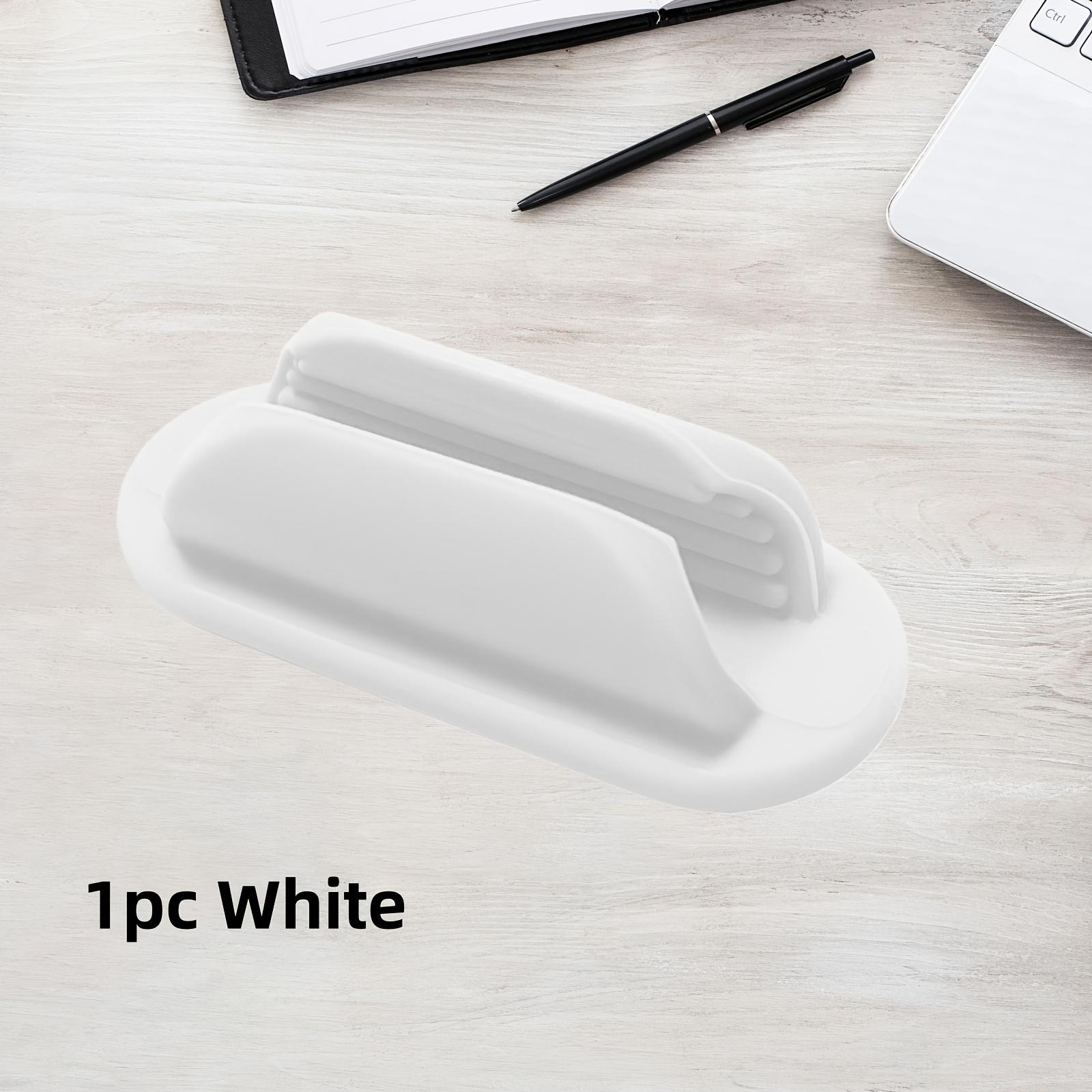 

Adhesive Pencil Holders for Desk Pen Holder with Upgraded Adhesive Pads - Flexible Pencil Holder for Walls Clipboards білий