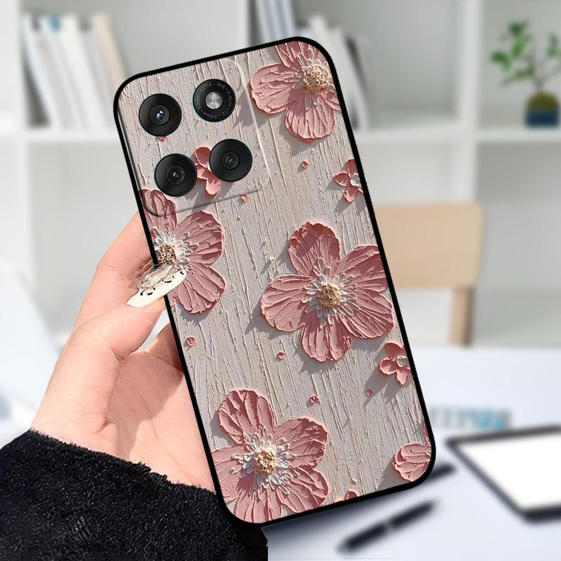 Dla Motorola Edge 60 Fusion Miękkie Etui XT2503-4 Uroczy Kreskówkowy Silikonowy Pokrowiec TPU na Telefon Dla Moto Edge 60Fusion 5G Ochronne Fundas