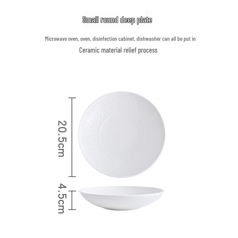 Chinese Ceramic Alice Deep Plate