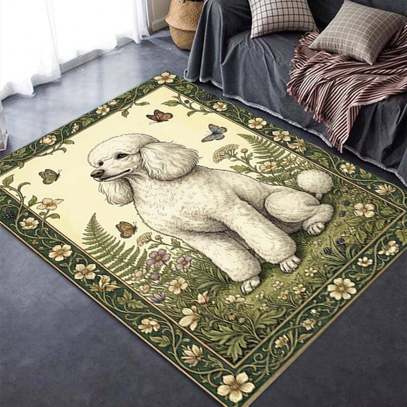2025 New Poodle Carpet Rug for Living Room Bedroom Home Sofa Decoration,Kids Play Non-slip Floor Mat99