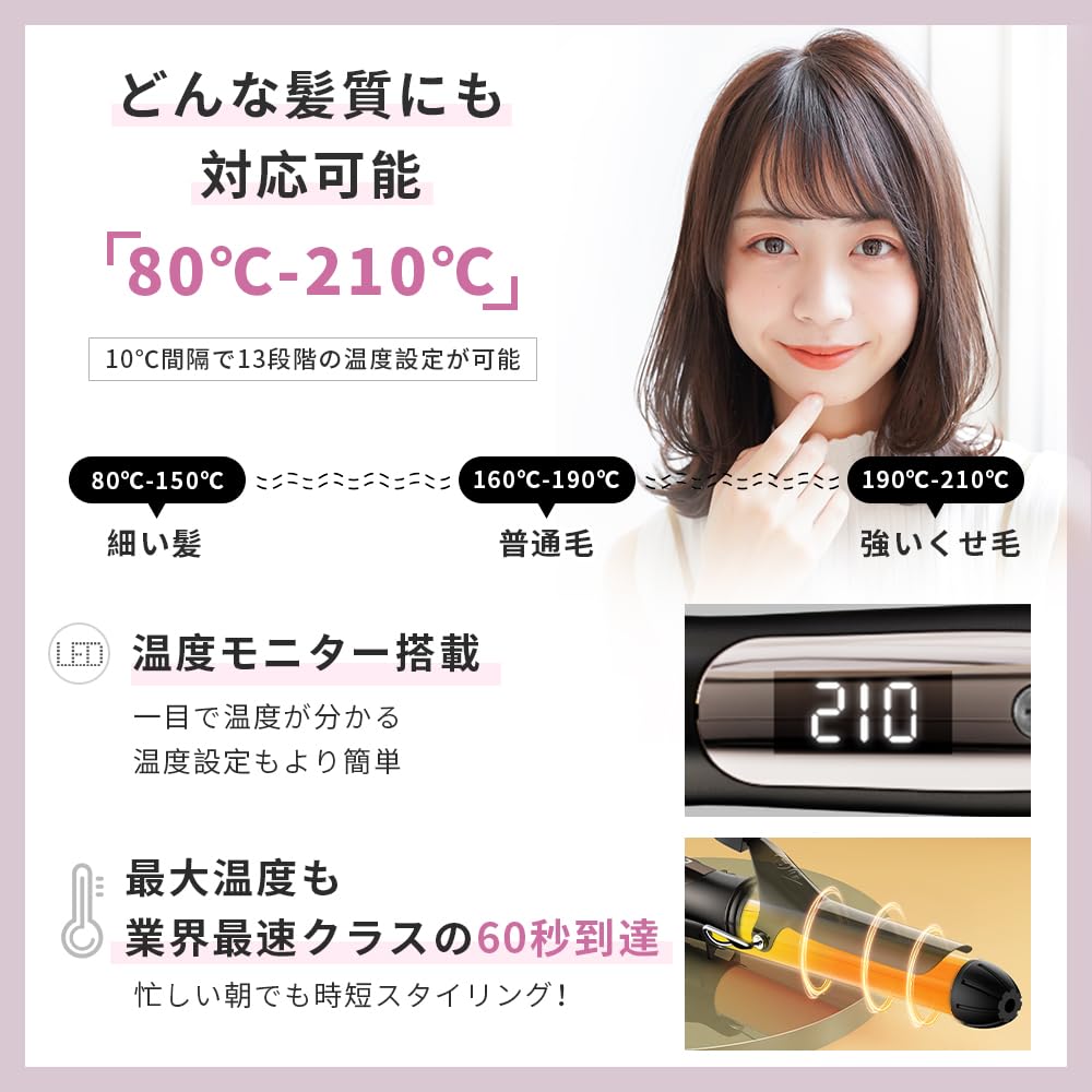 up in 18 Curling 32mm curling adjustable from to temperature digital temperature Korean style curly compatible with all hair does not damage ceramic