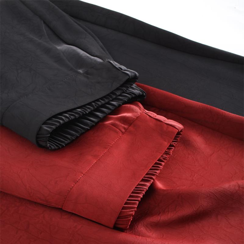 Elegant Summer Wide Leg Pants Women Fashion Casual High Waist Pants Vintage Clothes