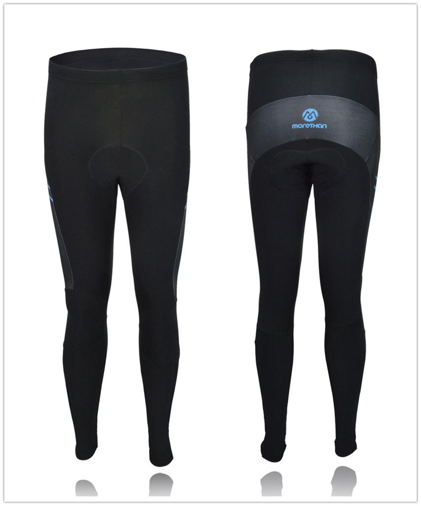 Morethan Cycling Jersey and Pants Set Size Men's MT-FVP005-SET Autumn/Winter Fleece-Lined (Blue, M)