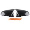Rearview Mirror Cover Black/Carbon Pattern Replacement Cap For BMW 1 2 3 4 Series F20 F21 F30 F31 F32 F36 X1 E84 Car Accessories