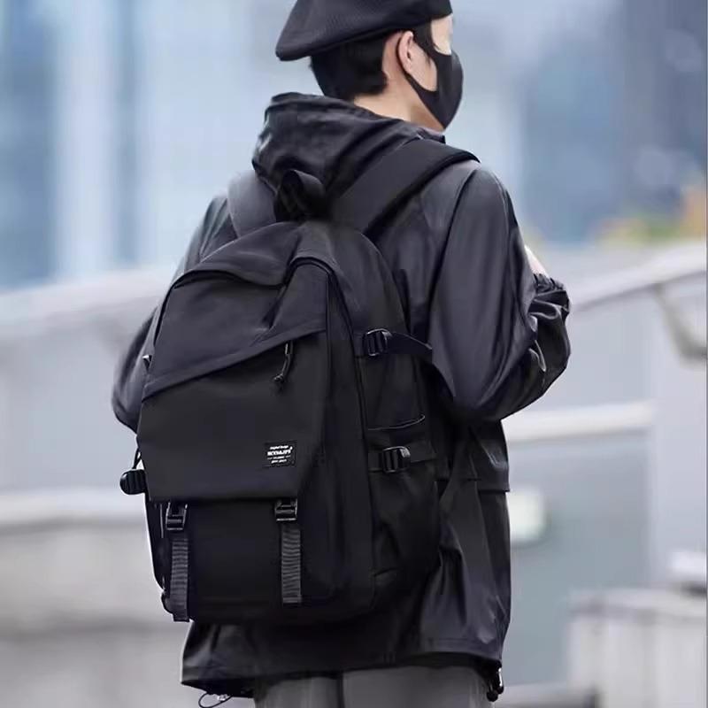 Backpack Men's Casual Versatile Large Capacity Computer Travel Backpack Female Junior High School Student Big Boy Short-haul School Bag