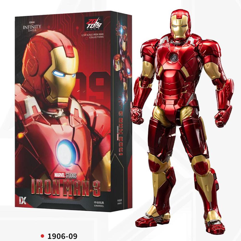 ZD Toys Залізна Людина Фігурка Марк 35 Червоний Снаппер Залізна Людина МК 24 МК 22 МК 47 Тоні Старк Фігурка Залізної Людини Екшн Колекційна Іграшка Подарунок