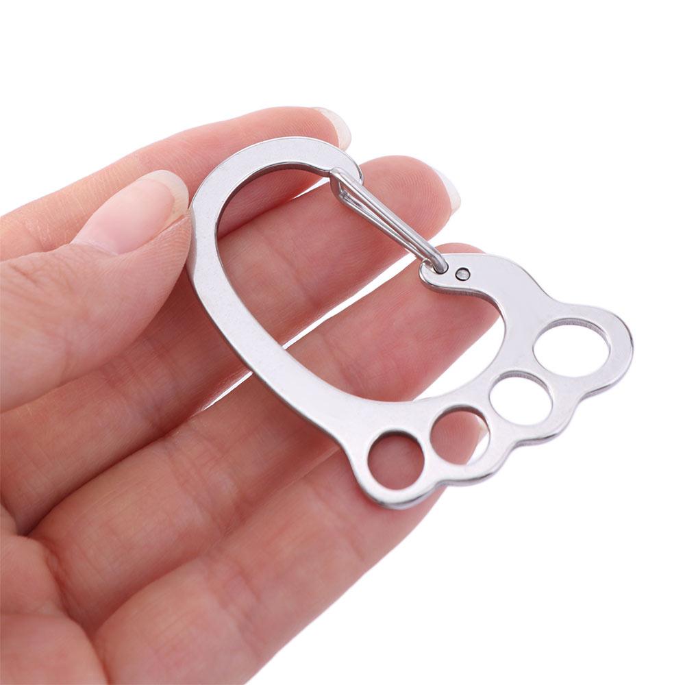 Silver Color Key Holder Easy Removal Key Ring Accessory Anti-Loss Key Ring For Men Women