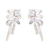 Exquisite Bowknot Ear Cuffs Clip Earrings for Women Fashion Non Piercing Ear Jewelry Metal Material Ear Clip for Daily