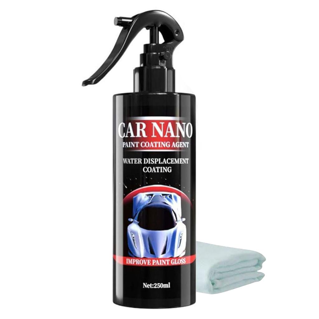 250ml Car Nano-Coating Spray Hydrophobic Coating Spray For Window Glass Auto Renewal Polish Agents With Towel,Car Care Product