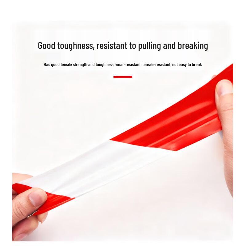 Guanxi Red White Reflective Safety Tape