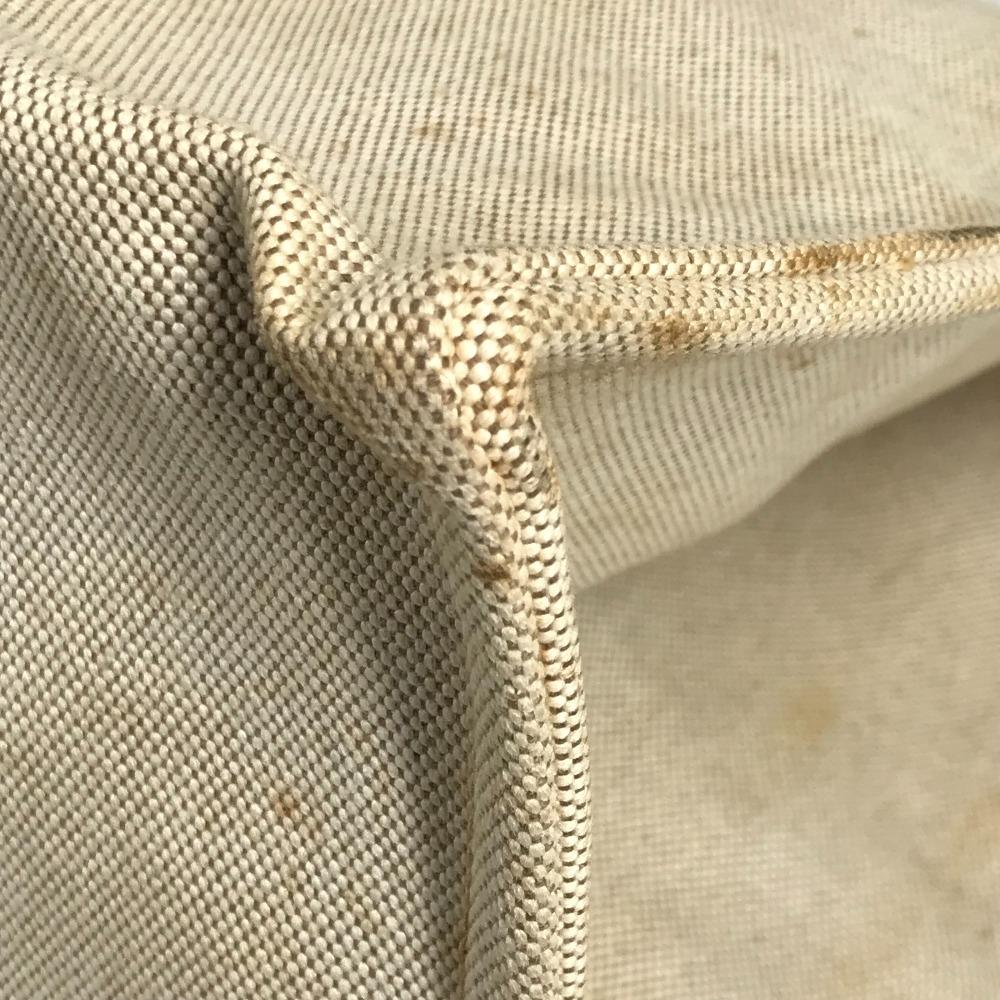 HERMES Bora Bora GM Travel Bag Hand Bag Duffle Bag Canvas Beige/Brown