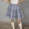 New Arrivals Open Run Frill Check Pattern Mini Skirt