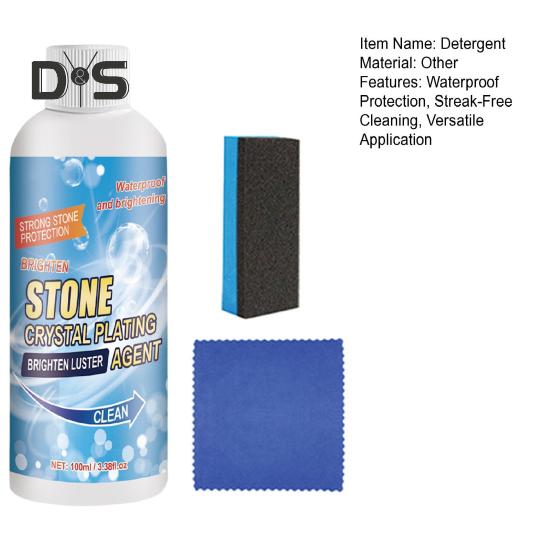 Stone Crystal-Plating Agent Stone Surfaces Stain-Resistant Waterproof Detergent PH-balanced Oil-resistant Stone Cleaner