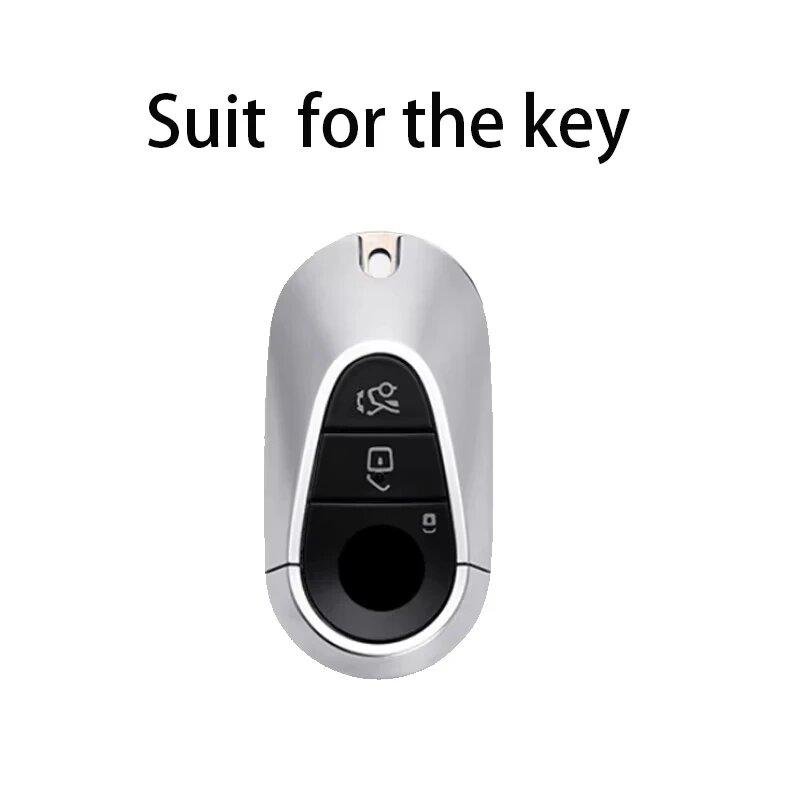 Zinc Alloy Leather Car Key Cover For Mercedes Benz Ces Class Glc W206 W214 W223 E300 C260 C300 S450 S500 S400 Key Cover