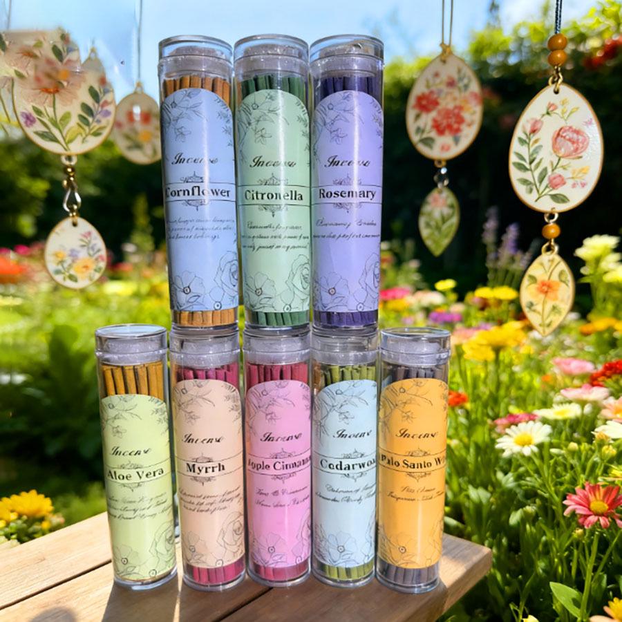 Temu Floral Herbal Bold Incense Sticks - Rosemary Aroma