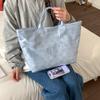 Large Capacity Transparent PVC Waterproof Tote Bag Women Commuter Handbag