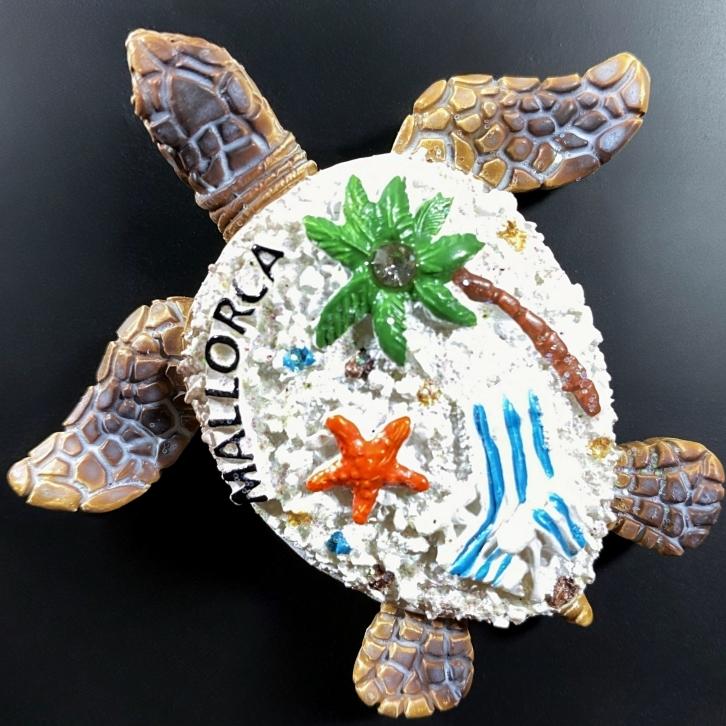 Spanska Mallorca Sköldpadda Kylskåp Magneter Turist Souvenir Kylsklistermärken Jubileumsheminredning
