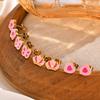 Women's Pink Flower & Butterfly Stud Earrings for Kids - European American Style