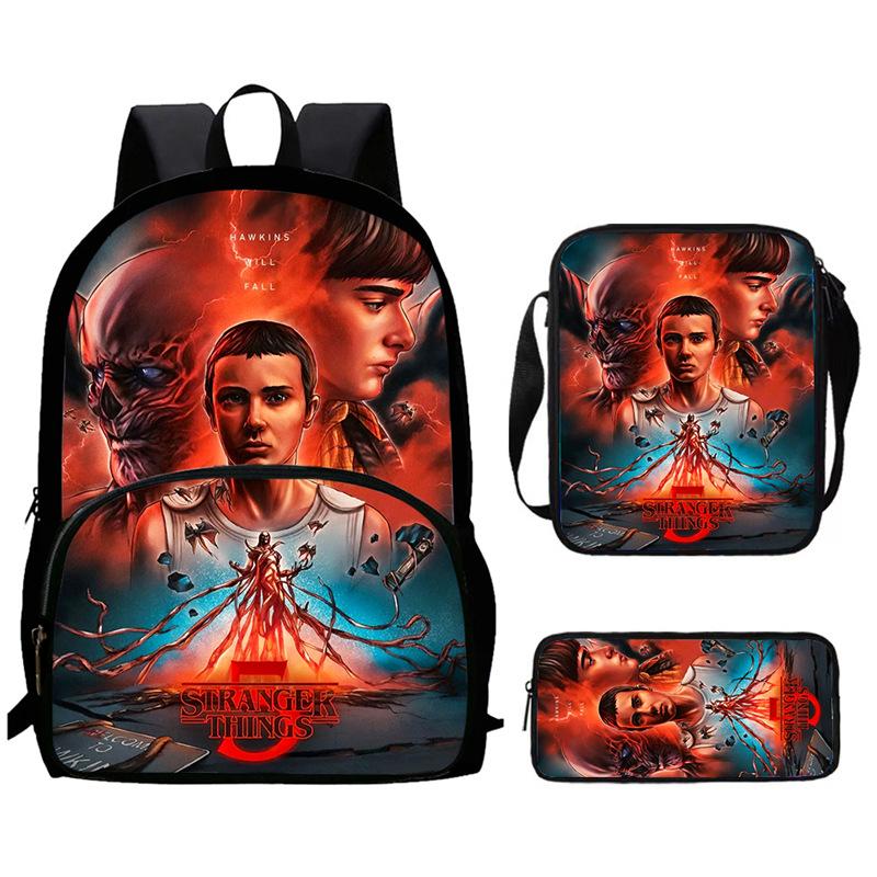Monster Story Schoolbag High Definition Multi-Function Oxford Lightweight Backpack