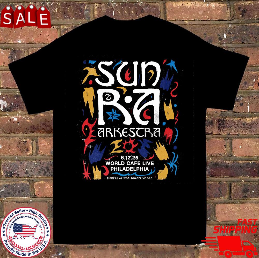 Sun Ra Arkestra Space Is The Place Tour 2025 T SHirt Full Size S-5XL Unisex T-Shirt M