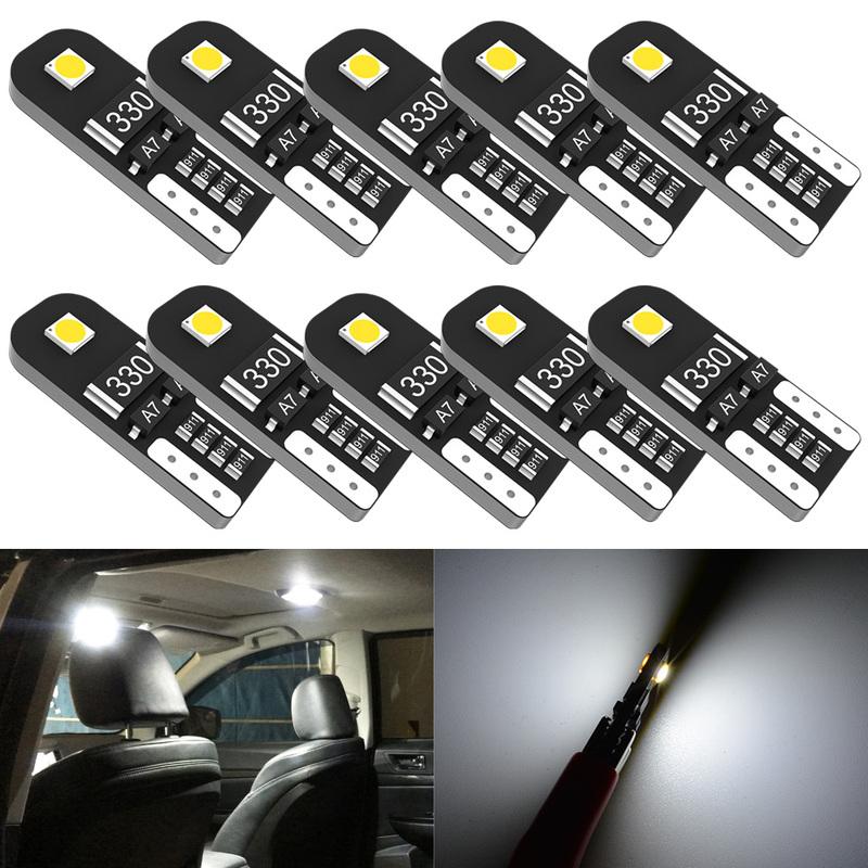 

10x Canbus T10 W5W Led Bulbs Interior Reading Dome Lights Car Auto 12V Led White For BMW E30 E39 E46 X5 E53 E70 F10 F30 F20 E87
