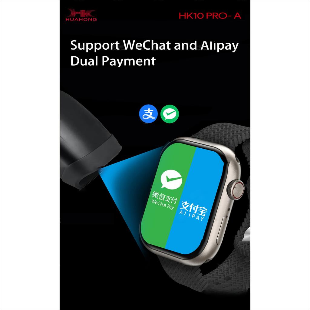 2025 New HK10 PRO-A Amoled Screen Smart Watch Local Music Album NFC TWS Smart Watch for Men and Women