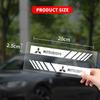 Car Rearview Mirror Stickers Car Decoration Decals For Mitsubishi Ralliart Lancer Pajero Outlander ASX Space Star Accessories