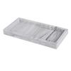 A multifunctional bathroom countertop storage tray, hand sanitizer shampoo display tray, jewelry display tray
