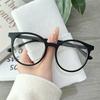 Retro Simple TR Flat Glasses, Students' Early Eight Face Small Frame Glasses, Reading Can Be Matched with Degree Anti-blue Glasses