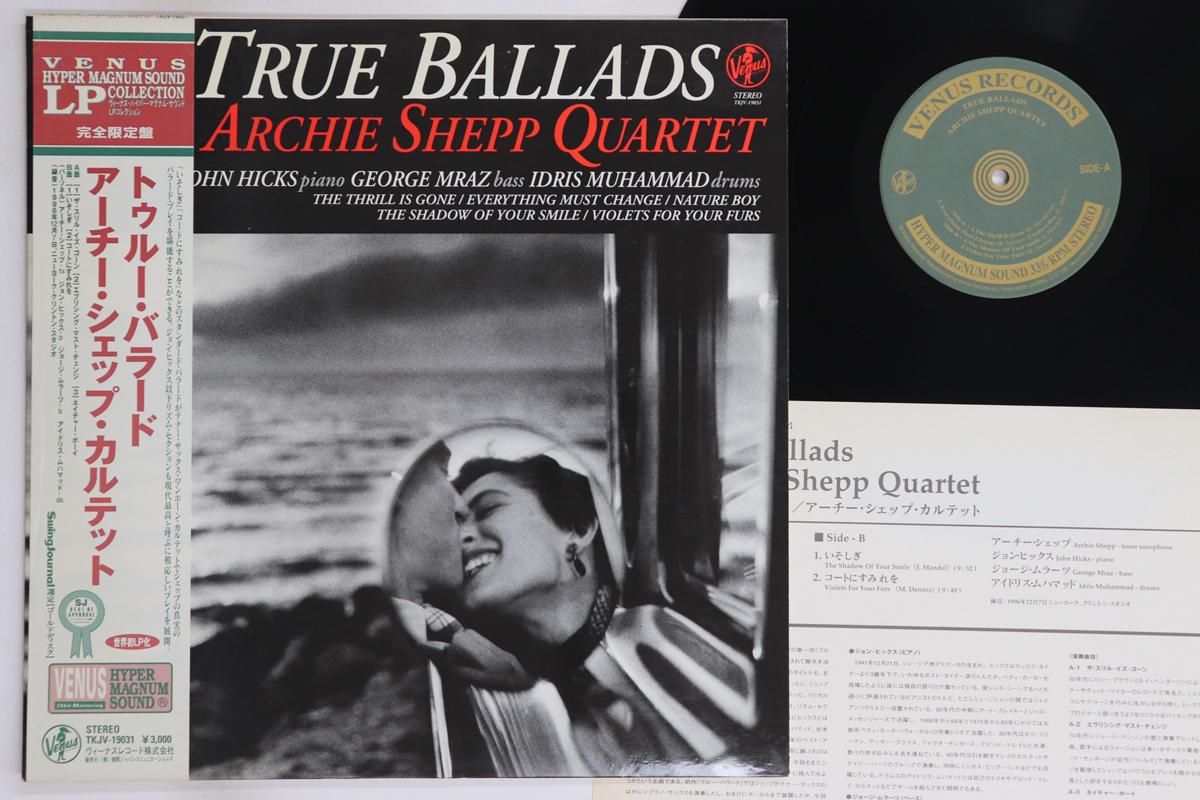 

LP Record ARCHIE SHEPP - True Ballads (-180g) TKJV19031 VENUS 1997 Japan Obi Jazz Used