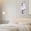 1pc Creative Clock Living Room Children's Room Cartoon Cat Home Silent Hanging Watch Swinging Hanging Watch