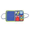 Sensory Blanket Educational Keep Busy Page Turnable Sensory Pad Toy with Felt Pads and Number Letter Sticker