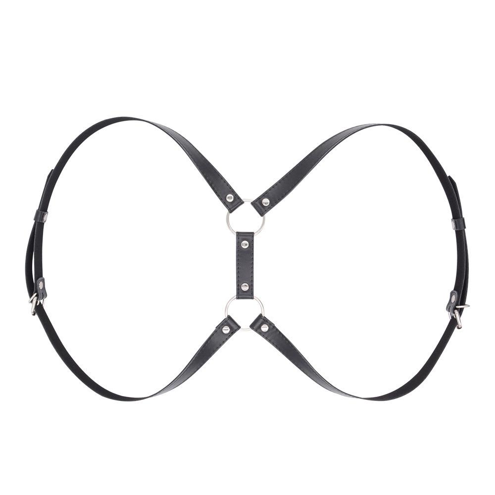 Men's PU Leather Clothes for Binding Wear Sex Clothing Nightclub Stage Performance Props Adult Sex Product