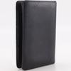 Chanel COCO Mark Bi-Fold Wallet Black Calfskin Women Used