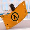Game Half Life Microfiber Blanket Quick Drying Beach Towels Oversized Printing Super Absorbent Pool Towel Blanket