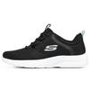 Dynamight 2.0 Cushioning Mesh Synthetic Leather Low Top Running Shoes Women Sneaker Black Green 149547-BKAQ
