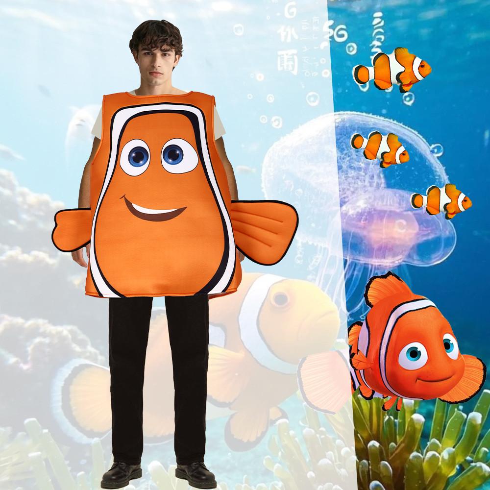 Finding Nemo Cosplay Costume For Kids With Polyester Material For Game Theme Events
