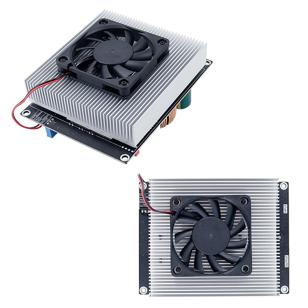 ZK-PW1200 50A Aufwärtswandler Netzteilmodul DC 10-30V auf 50V, 1200W, Audioverstärker Konverter mit doppelten Induktoren, LCD-Display