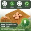 6Pcs Chicken Nesting Pads 12inch Reusable Chicken Laying Pads  Nonslip Chicken Coop Nest Liners Soft for Poultry