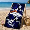 Telo Mare Logo Denver Broncos, Asciugatura Rapida, Facile da Curare, Adatto Sia per il Fitness che per le Vacanze al Mare, Essenziale Sportivo