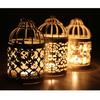 Iron Art Candle Holder Bird Cage Desktop Ornament Craft  Home Decoration