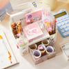 Home Desk Organization Desktop Storage Box Multi-functional Storage Protective Storage Solution For Home Organization