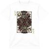 King of Spades Skull T-Shirt Gothic Skeleton Playing Card Biker Crown Tee Gift. 4
