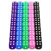 50 Pcs Acrylic Colorful Dices Role Playing Table Game Dices with Storage Bag Six Sided Dices Round Corner Dices