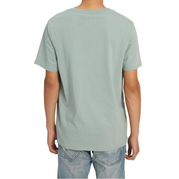 Vans T Shirts Men's Green Crew Neck Moderate Straight Fit VN0A7TPEYV2
