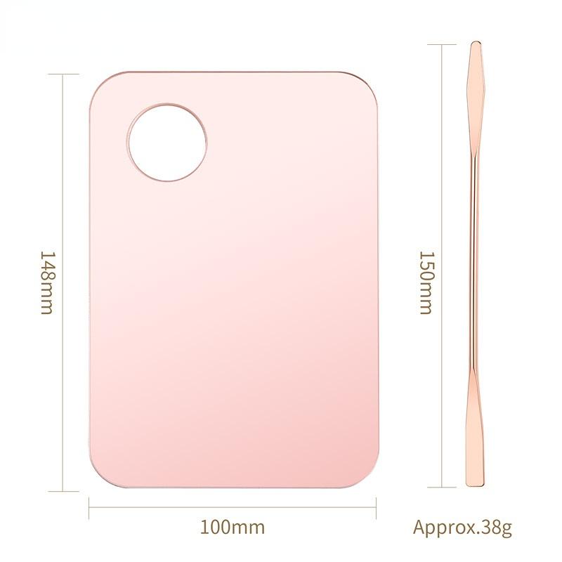 

1 шт. акриловая палитра со стержнем для макияжа, смешанные инструменты, пластина для смешивания лака для дизайна ногтей, основа для теней для век XYZ розовый