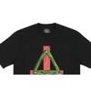 Palace Trust  Graphic Print Crew Neck T-Shirt Unisex Tops Black P21TS247