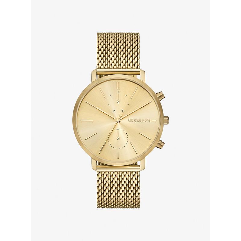 

Мужские часы Michael Kors Blake большого размера с золотистым сетчатым ремешком MK9210 золотой